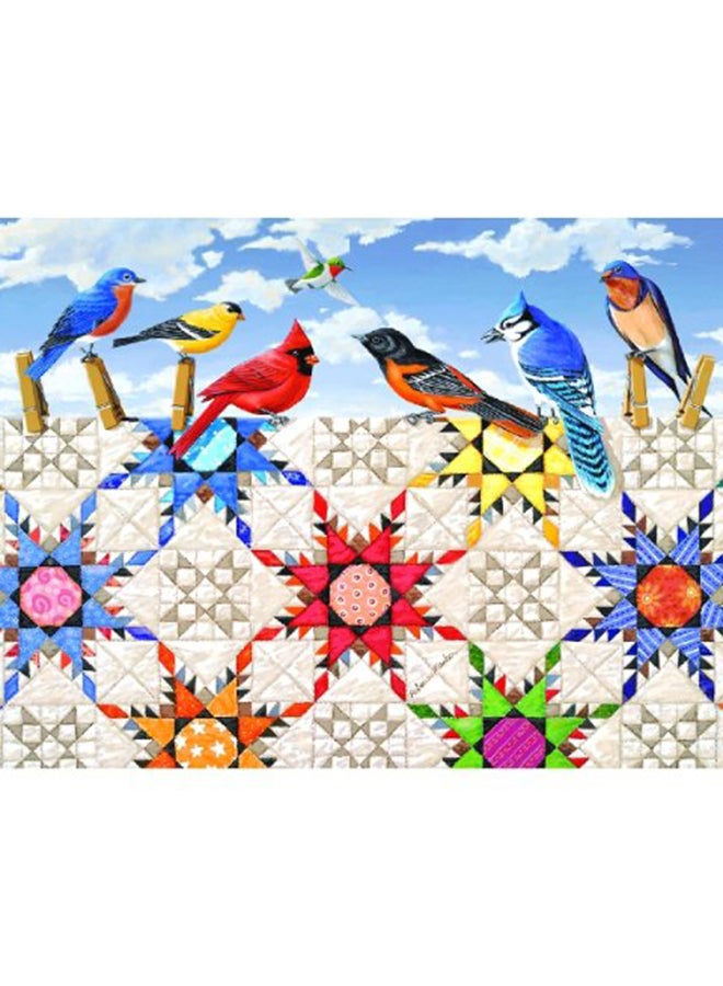 500-Piece Feathered Stars Jigsaw Puzzle - Image 1