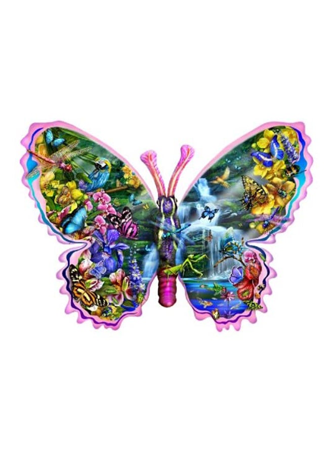 لعبة تركيب الصور المقطعة بتصميم شلال وفراشات من 1000 قطعة