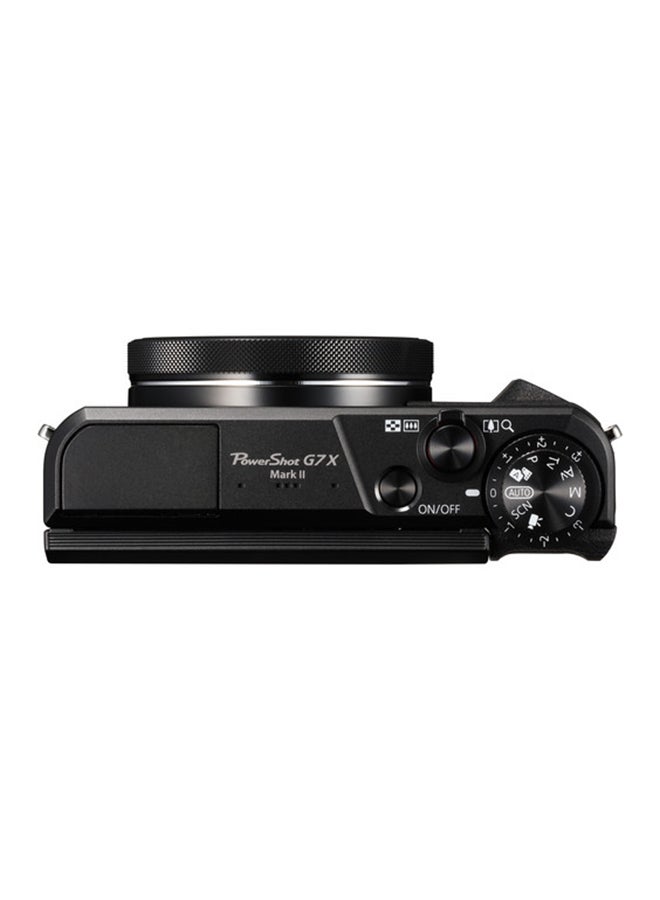Canon - PowerShot G7 X Mark II Point And Shoot Camera 20.1MP 4.2x Zoom With Tilt Touchscreen, Built-In Wi-Fi And NFC Black - Image 1