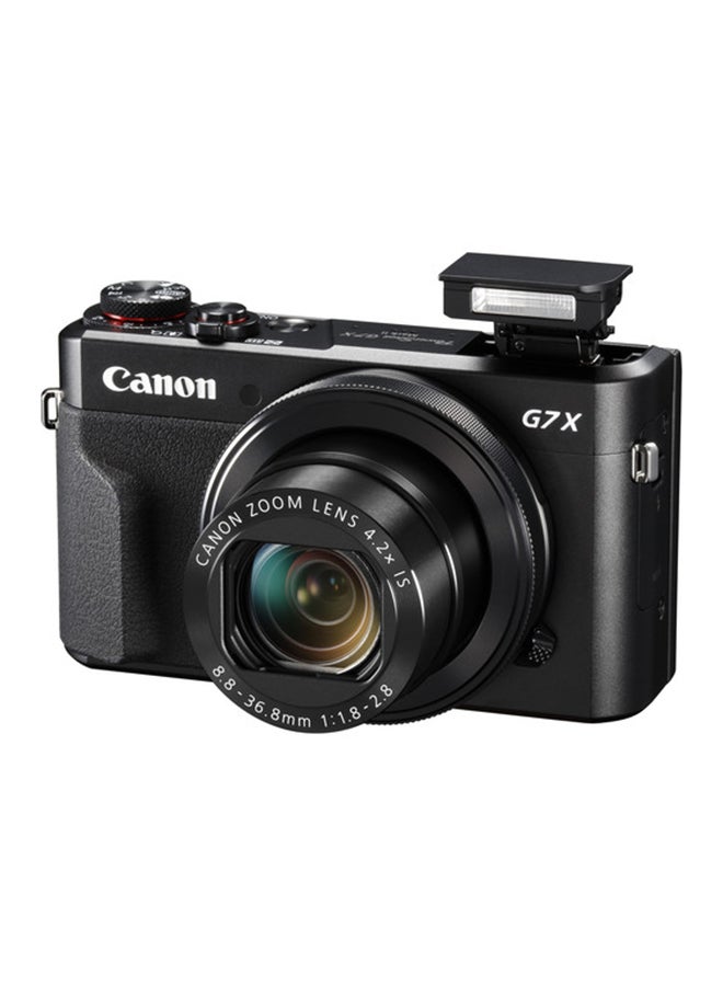 Canon - PowerShot G7 X Mark II Point And Shoot Camera 20.1MP 4.2x Zoom With Tilt Touchscreen, Built-In Wi-Fi And NFC Black - Image 1