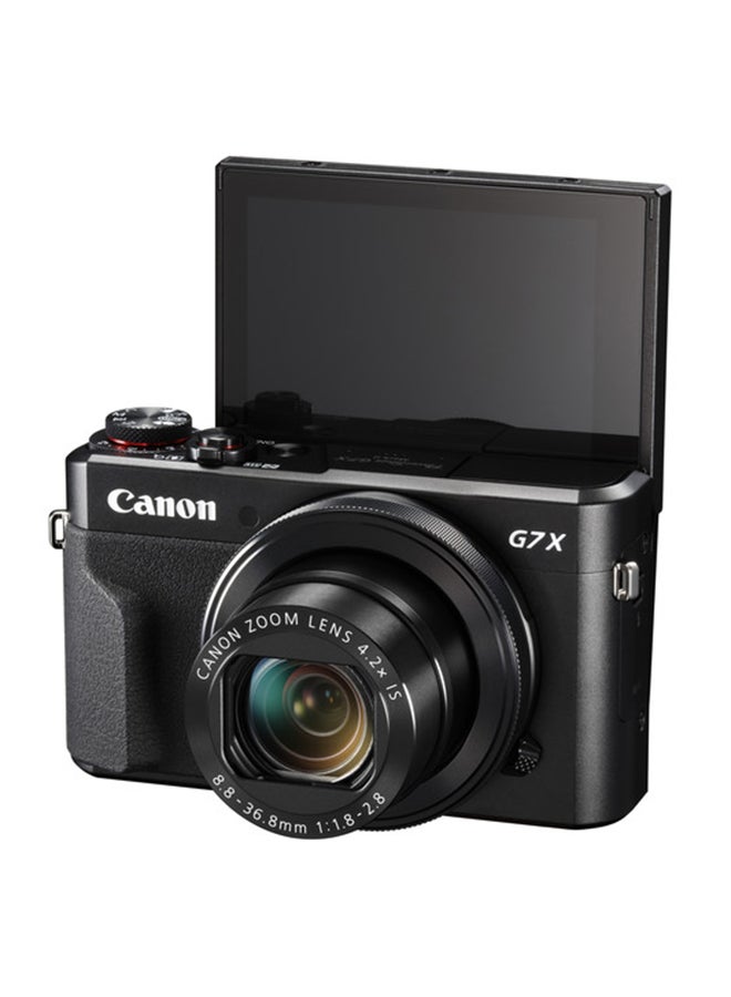 Canon - PowerShot G7 X Mark II Point And Shoot Camera 20.1MP 4.2x Zoom With Tilt Touchscreen, Built-In Wi-Fi And NFC Black - Image 1