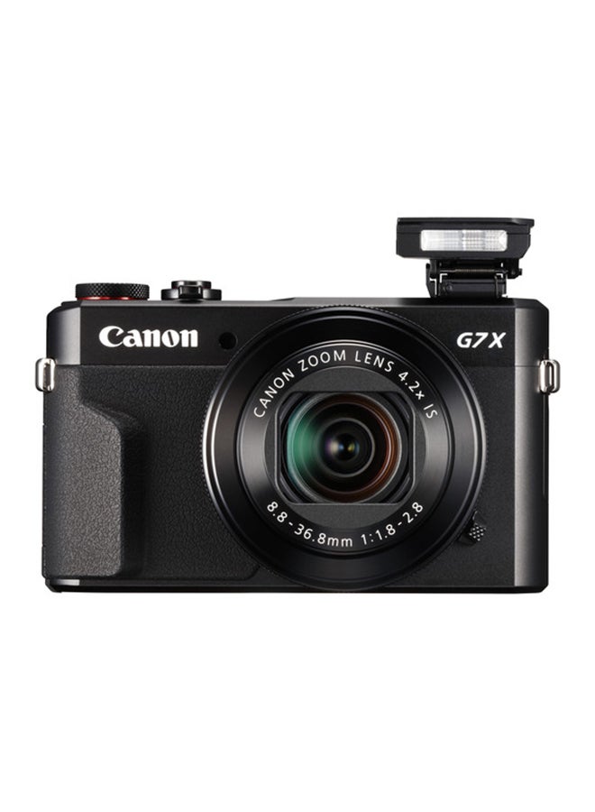 Canon - PowerShot G7 X Mark II Point And Shoot Camera 20.1MP 4.2x Zoom With Tilt Touchscreen, Built-In Wi-Fi And NFC Black - Image 1