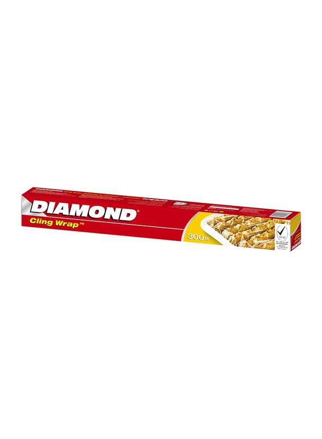 Diamond - Cling Wrap Clear 300feet - Image 1