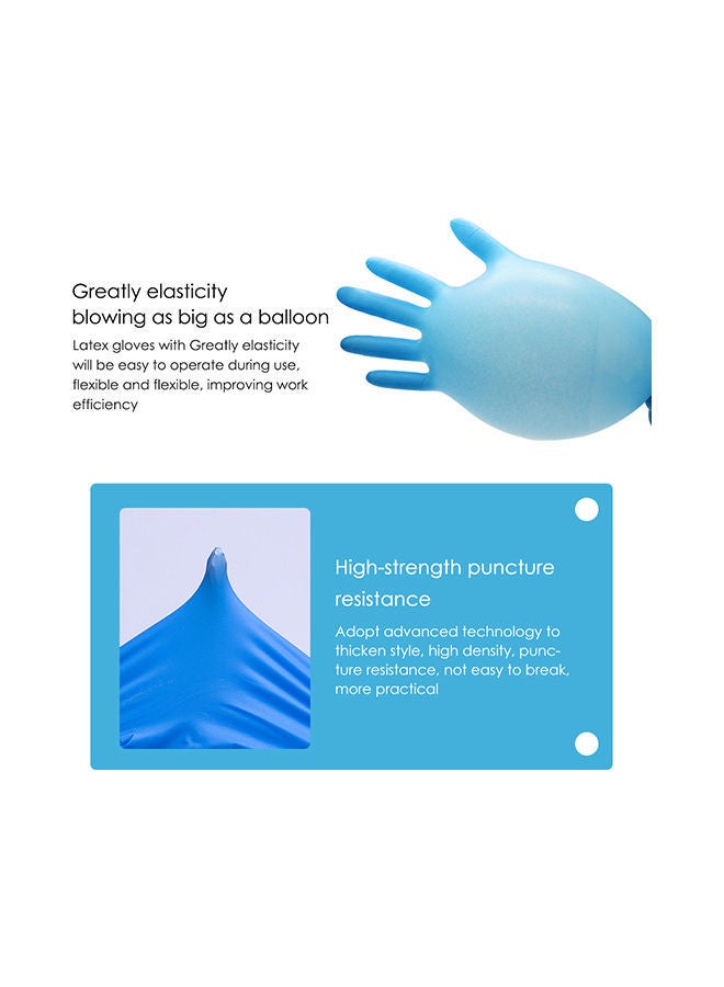 Acid Proof Protective Gloves Blue 22 x 10 x 10cm - Image 3
