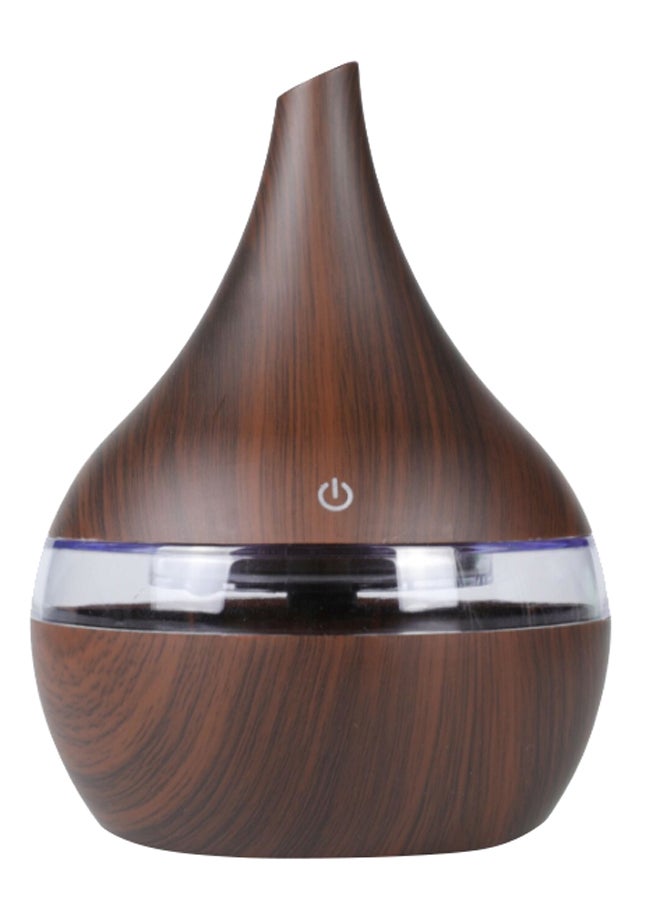 East Lady LED Light Ultrasonic Air Humidifier 3W Dark Brown/Clear  - Image 1