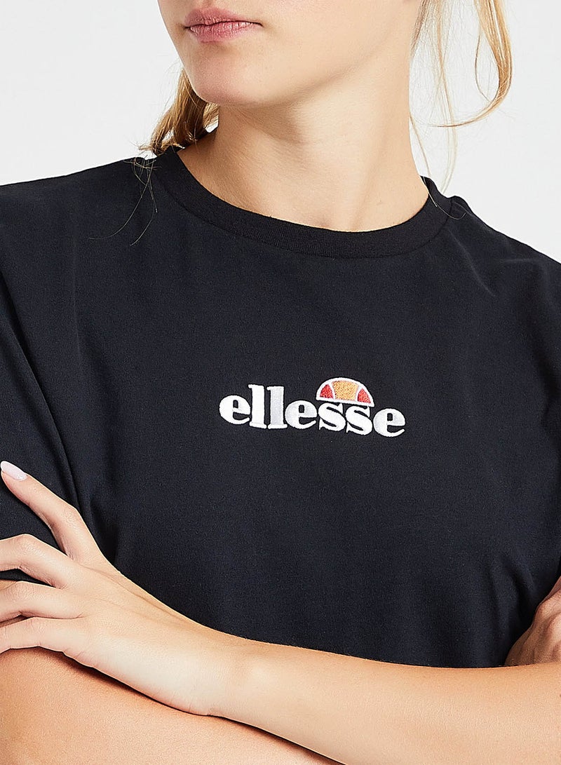 Ellesse Fireball Cropped T-Shirt Black  - Image 4