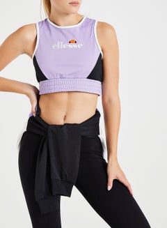 Ruth Cropped Vest Purple
