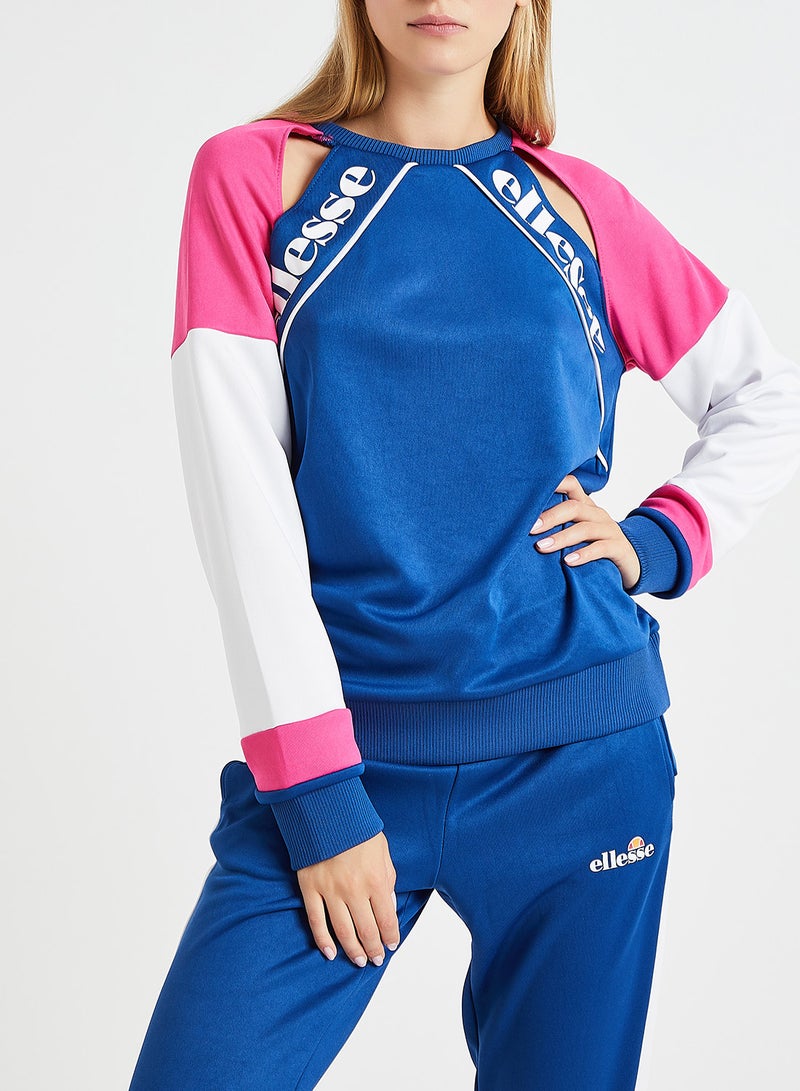 Ellesse - Maura Sweatshirt Blue/Pink/White - Image 1