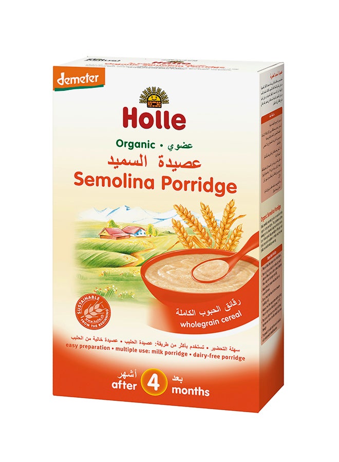 Holle Organic Semolina Porridge 250grams - Image 2