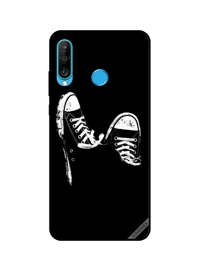 غطاء حماية واق لهاتف هواوي نوفا 4E كانفا شوز B&W