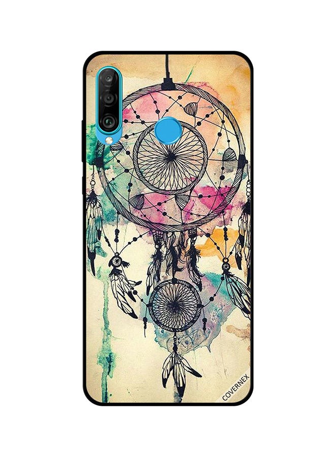 غطاء حماية واق لهاتف هواوي نوفا 4E بتصميم زينة معلقة على الجدار