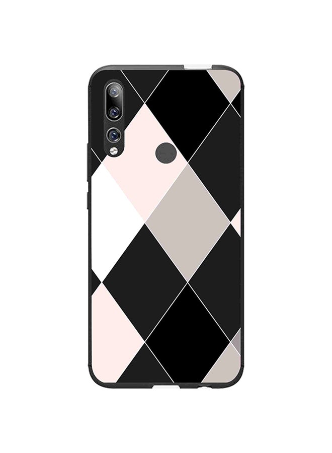 Case Cover For Huawei Y9 Prime 2019 Carohat White Black