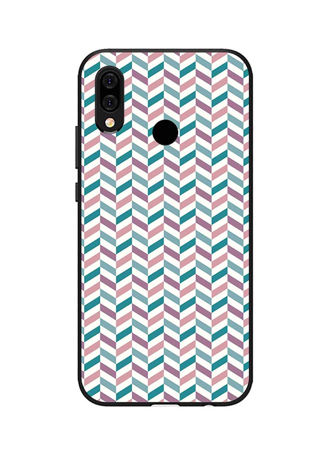 Okteq Protective Case Cover For Huawei Nova 3e/ P20 Lite Blue Pink Pattern 