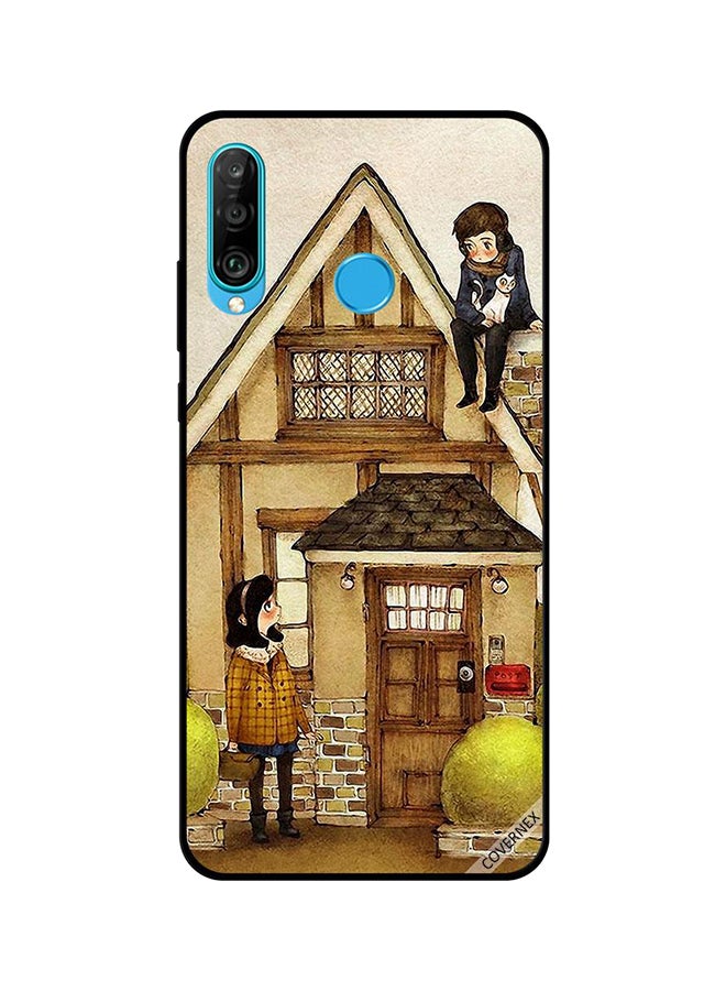 Covernex Protective Case Cover For Huawei Nova 4e Chatting Outside House