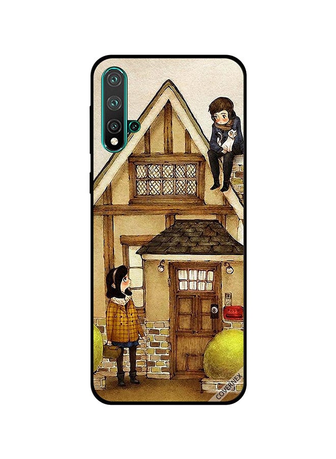 Covernex Protective Case Cover For Huawei Nova 5 Chatting Outside House