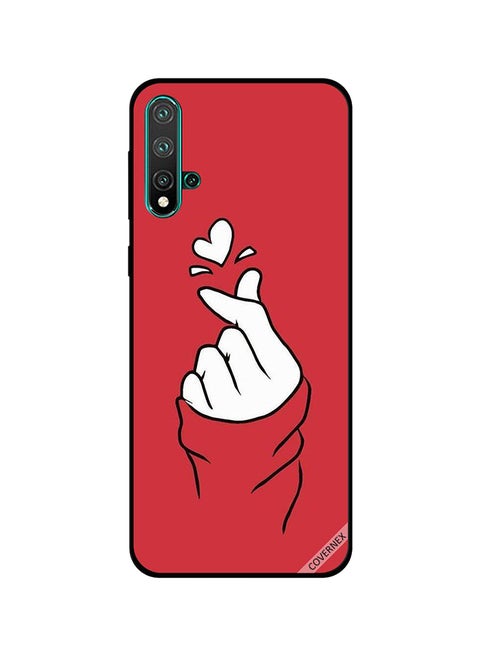 Protective Case Cover For Huawei Nova 5 Snap Love Red