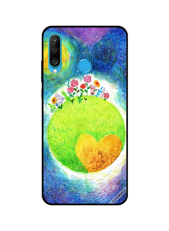 غطاء حماية واقي لهاتف هواوي P30 لايت أخضر إيرث