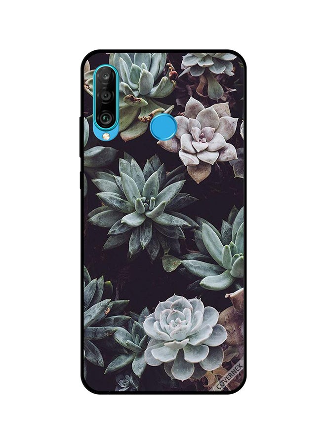 Covernex Protective Case Cover For Huawei P30 Lite Lotus Art 
