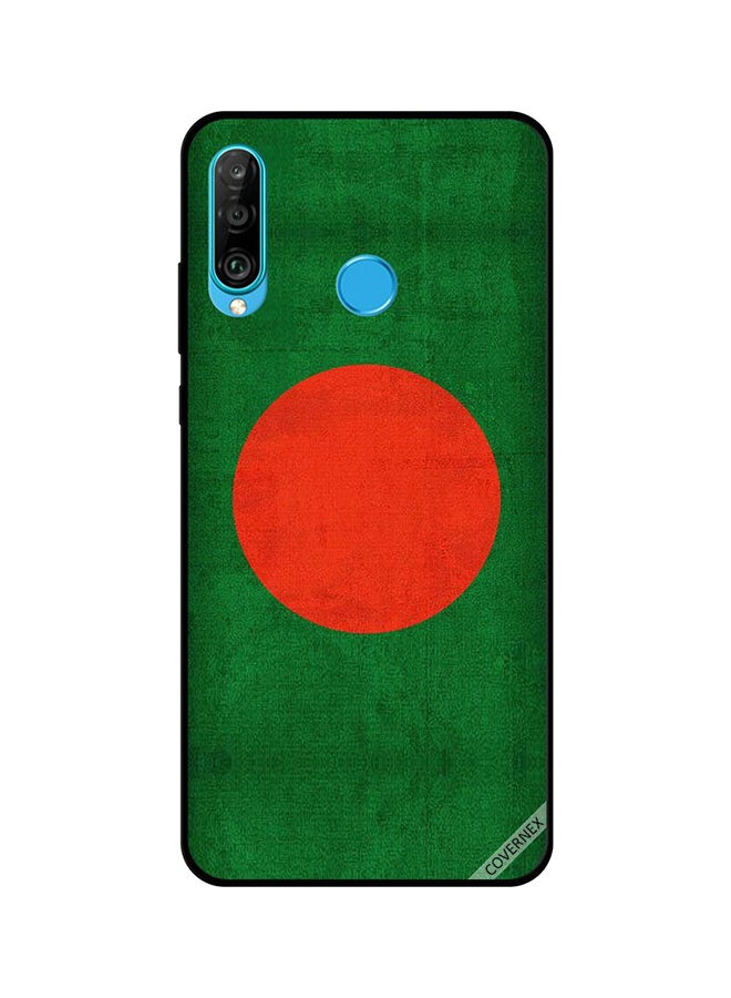 Covernex - Protective Case Cover For Huawei P30 Lite Bangladesh Flag Vintage - Image 1