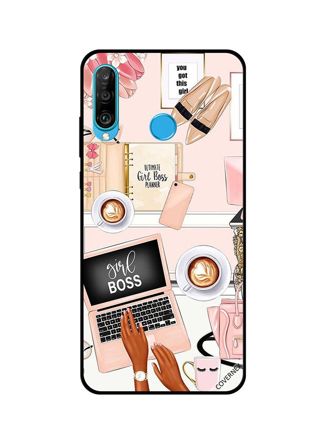 Covernex Protective Case Cover For Huawei P30 Lite Ultimate Girl Boss Planner