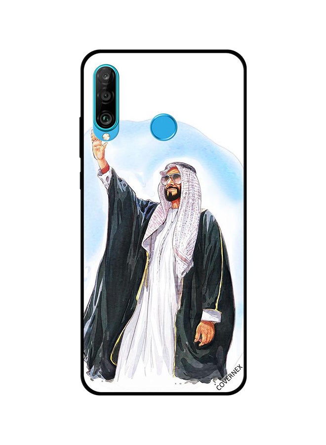 Protective Case Cover For Huawei P30 Lite Zayed Rise His Hand Paint Art