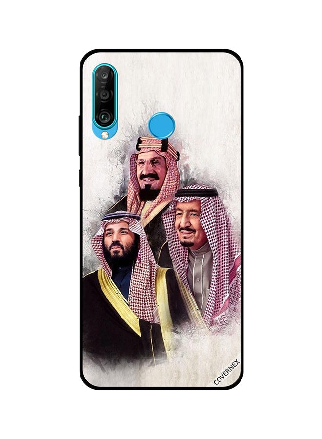 غطاء حماية واقي لهاتف هواوي P30 لايت صورة محمد سلمان عبد العزيز آل سعود