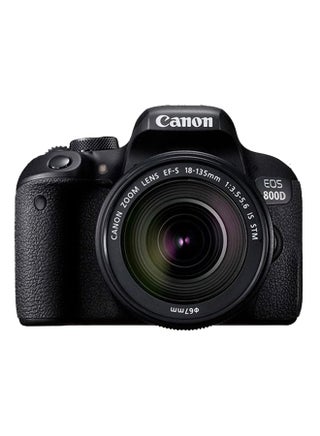 EOS 800D DSLR With EF-S 18-135mm f/3.5-5.6 IS STM Lens 24.2MP,CD Touchscreen, Built-In Wi-Fi, NFC And Bluetooth - v1584953264/N13299766A_1