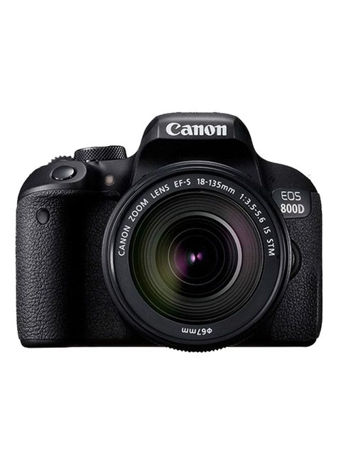 EOS 800D DSLR With EF-S 18-135mm f/3.5-5.6 IS STM Lens 24.2MP,CD Touchscreen, Built-In Wi-Fi, NFC And Bluetooth