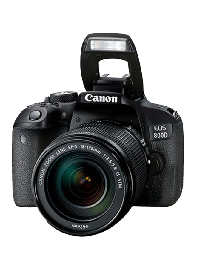 EOS 800D DSLR With EF-S 18-135mm f/3.5-5.6 IS STM Lens 24.2MP,CD Touchscreen, Built-In Wi-Fi, NFC And Bluetooth