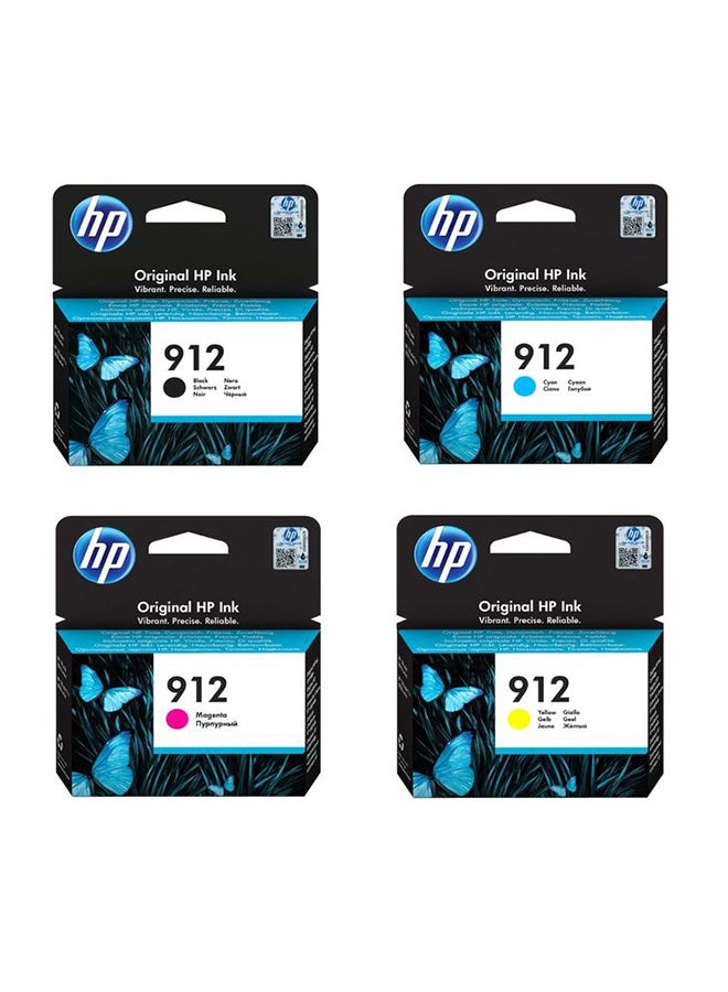 HP 4-Piece High Yield Ink Multicolour