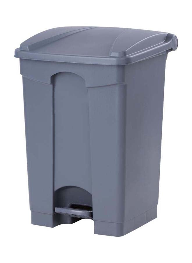 هوم تايم سطل نفايات مع دواسه رمادي رمادي 87لترات