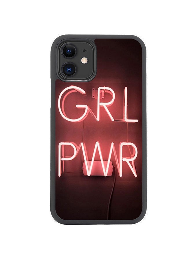 Protective Case Cover For iPhone 11 Black/Pink