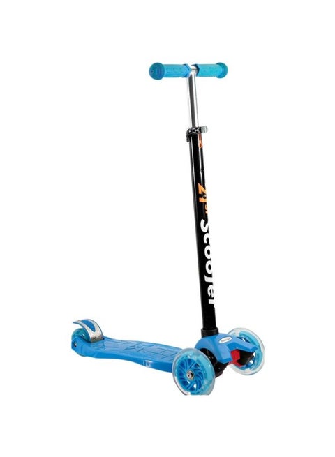3 -Wheeled Adjustable Kick Scooter ‎‎With LED Lights, For Ages 3+ Years ‎‎61x17x27.5cm ‎‎61x17x27.5cm