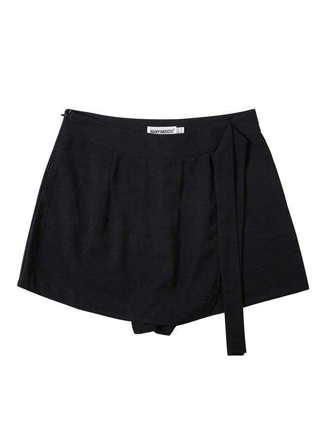 Hanyimidoo Solid Design Shorts Black - Image 1