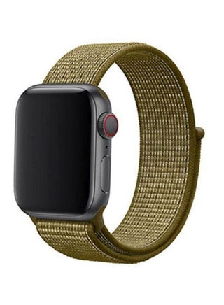 Replacement Band For Apple iWatch 42/44 mm Khaki - v1584968431/N35680298A_1