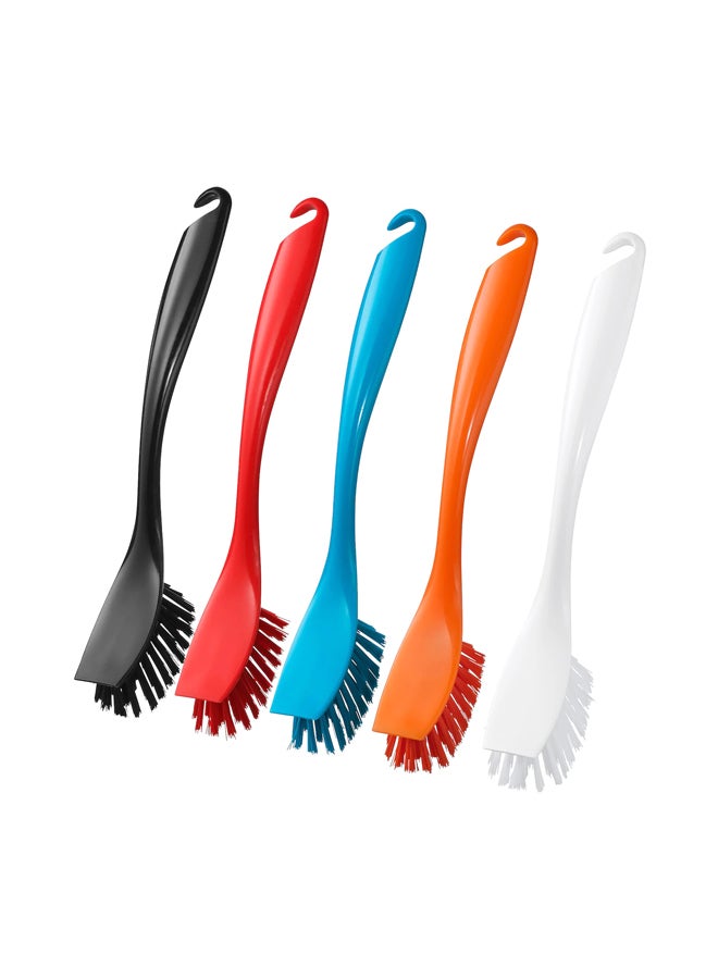 Generic 5-Piece Dish Washing Brush Set Multicolour 10inch  - Image 1