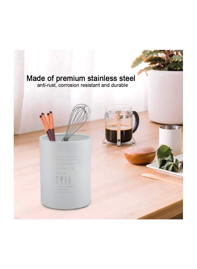 Beauenty Multi-Purpose Utensil Holder White 15x8x8cm  - Image 2