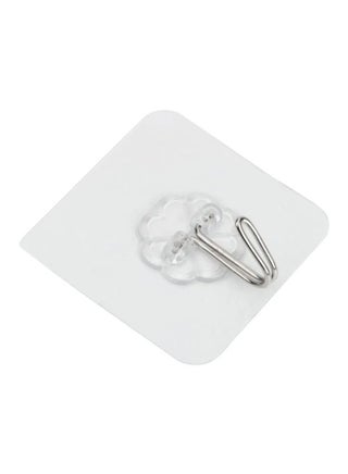 Pack Of 20 Suction Cup Sucker Wall Hook Silver/Clear 3x3x3centimeter - v1584970964/N36057917A_1