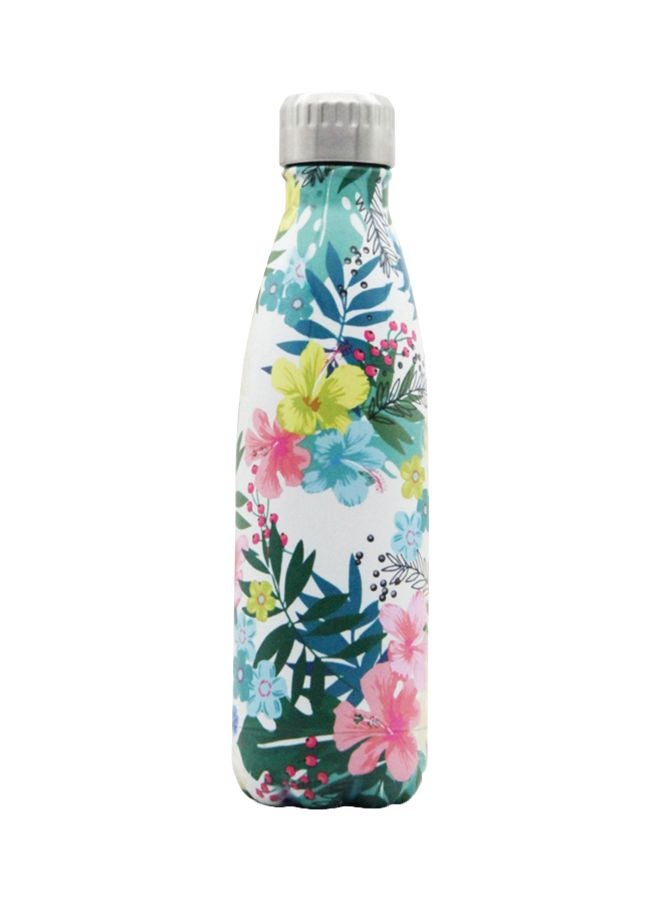 Generic - Vacuum Insulated Thermal Water Bottle White/Green 28x7.50x7.50centimeter - Image 1