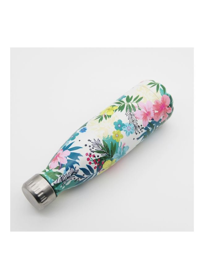 Generic - Vacuum Insulated Thermal Water Bottle White/Green 28x7.50x7.50centimeter - Image 1
