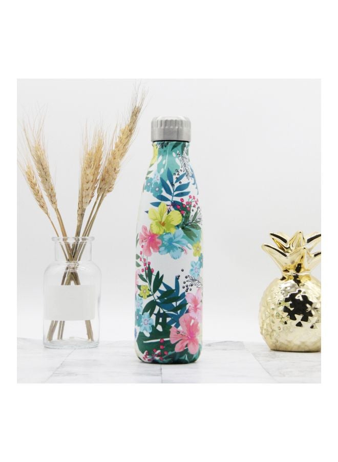 Generic - Vacuum Insulated Thermal Water Bottle White/Green 28x7.50x7.50centimeter - Image 1