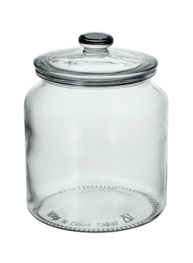 Glass Jar With Lid Clear 1.9Liters - Image 1