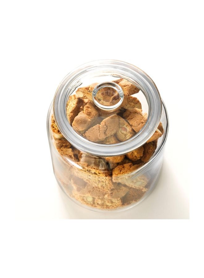 Glass Jar With Lid Clear 1.9Liters - Image 3