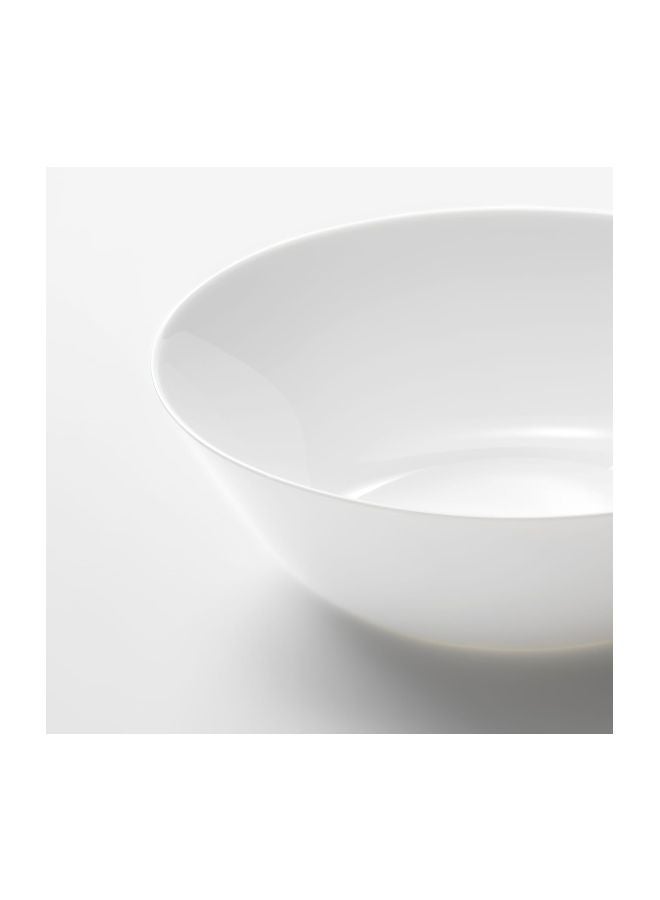 Ceramic Serving Bowl White 23centimeter - Image 2
