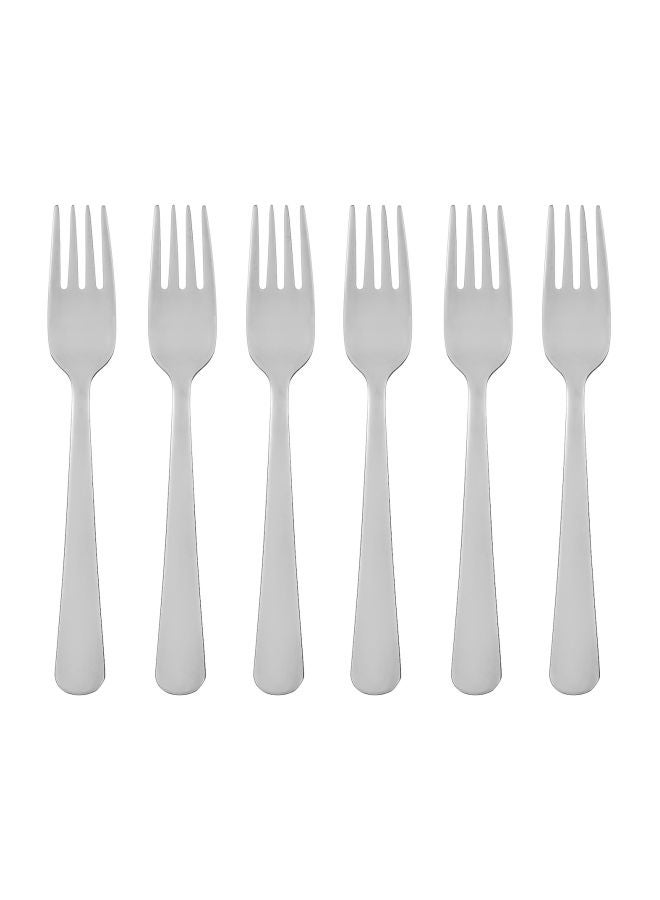 Pack Of 6 Stainless Steel Fork Silver 16cm - v1584971205/N36116131A_1