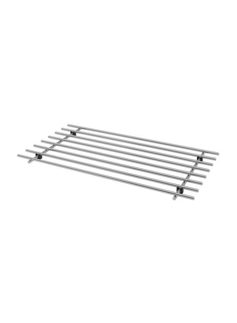 Stainless Steel Trivet Silver 50x28cm
