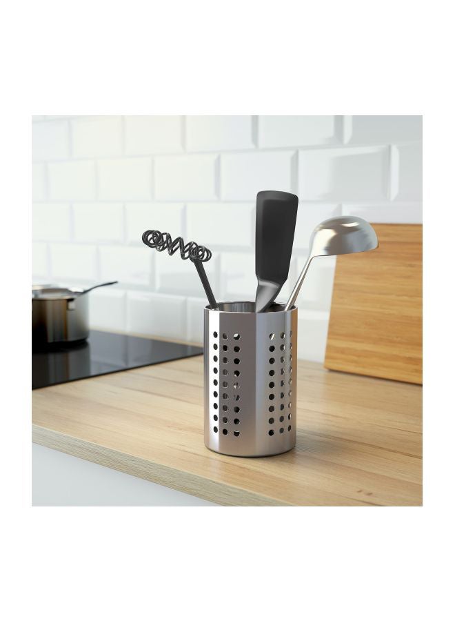 ORDNING Stainless Steel Knife Block Silver 18centimeter - Image 2