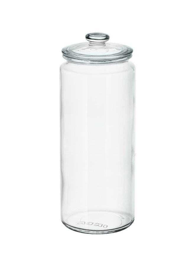 VARDAGEN Glass Jar With Lid Clear 1.8Liters  - Image 1