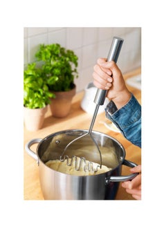 koncis Stainless Steel Potato Masher Silver 18cm  - Image 2