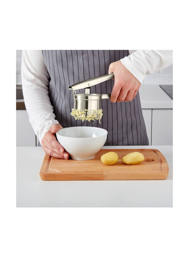 idealisk Stainless Steel Potato Press Silver 24.5x8x10cm  - Image 2
